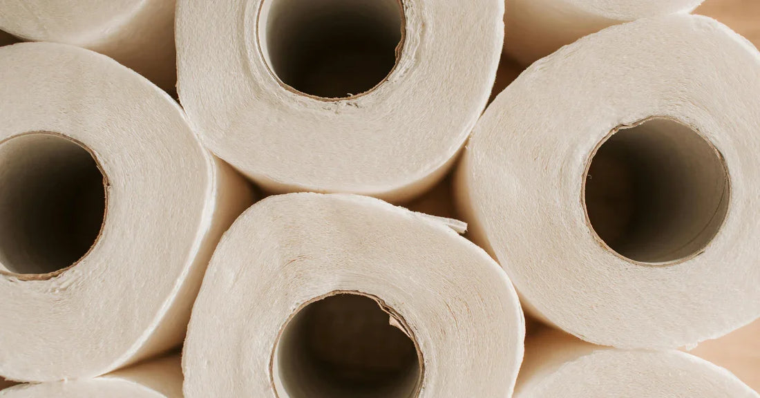 stack of sustainable kitchen roll