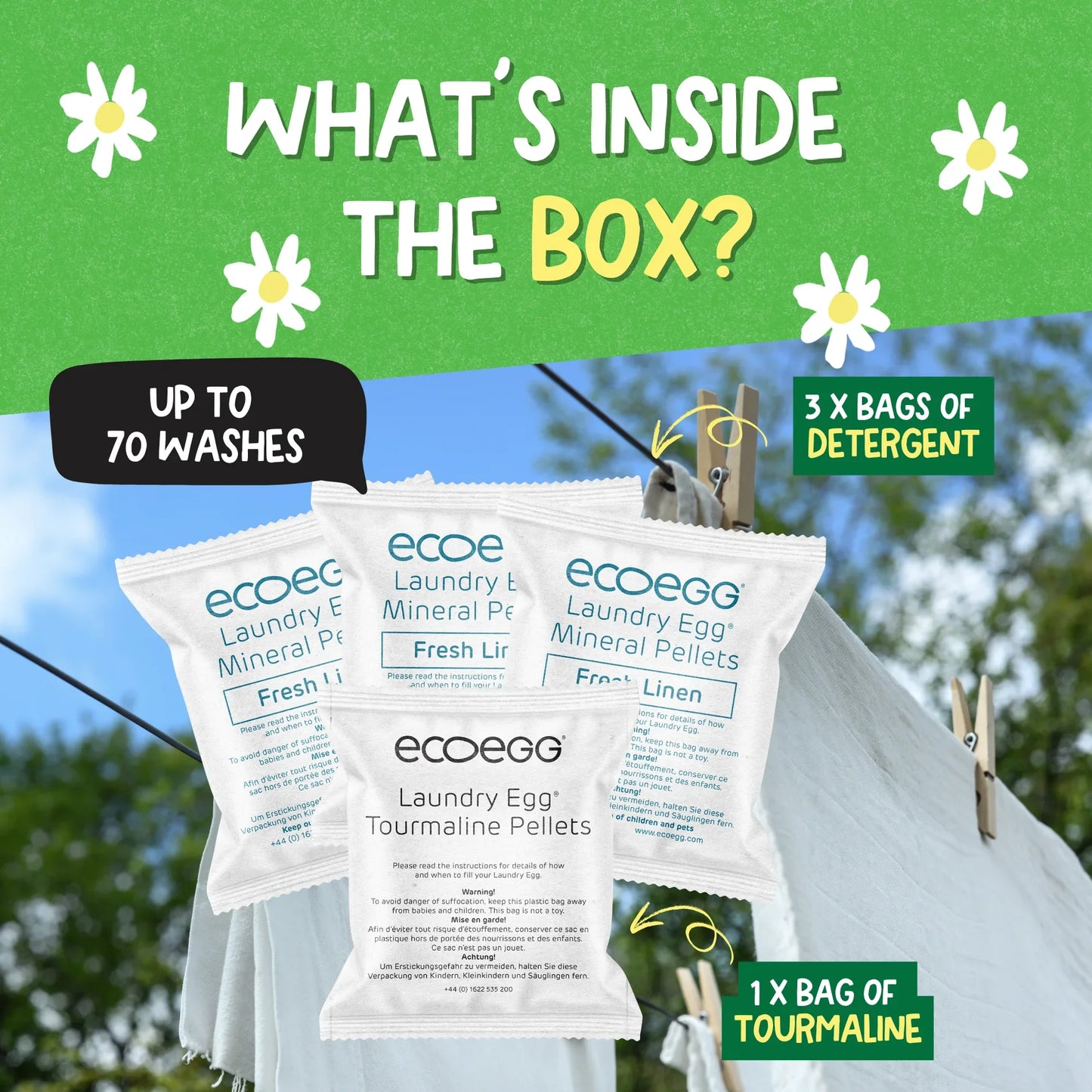 Laundry Detergent Egg Refills