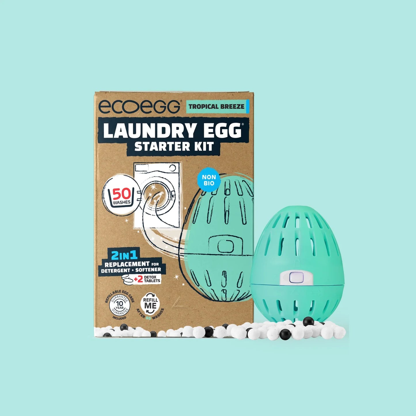 Laundry Detergent Egg Starter Kit