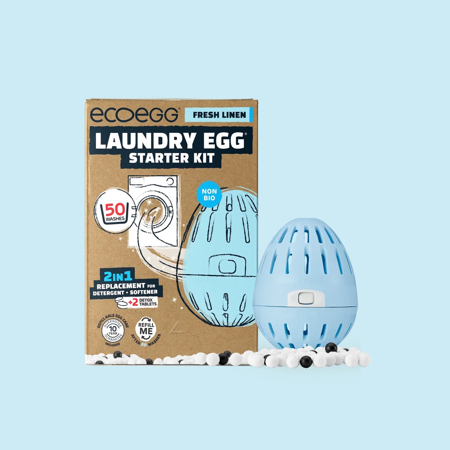 Laundry Detergent Egg Starter Kit