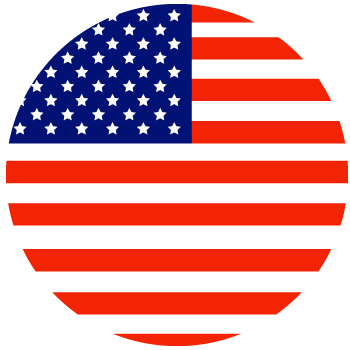 American flag design with a heart shape on a white background